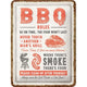 NA Tin Sign 15x20 - BBQ Rules