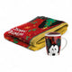 Geschenkset Plaid + Theemok Winter Magic - Mickey Mouse
