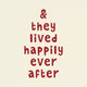 Tegeltje - Happily ever after