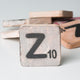 Houten deco letter Z10