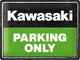 NA Tin Sign 30x40 - Kawasaki Parking Only