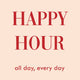 Tegeltje - Happy Hour