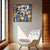 Wall Art Canvas 'Human Essence' 70x70cm - Hond, Vriendschap
