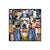Wall Art Canvas 'Human Essence' 70x70cm - Hond, Vriendschap
