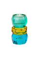 Palisades - Candle/Tealight Holder - Blue/Yellow/Green