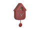 Wall Clock Modern Cuckoo - Ochre Red