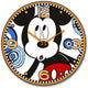 Klok 50cm - Micky Mouse