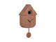 Wall Clock Modern Cuckoo - Dark Wood