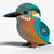 3D Model, Vogel - Ijsvogel