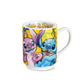Mok - Stitch & Angel, geel