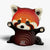 3D Model, Wild Dier - Rode Panda