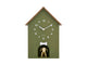 Wall Clock Dog House - Luxury Green