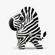 3D Model, Wild Dier - Zebra