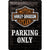 NA Tin Sign 20x30 - Harley Davidson Parking Only