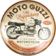 NA Tin Sign Round 35cm - Moto Guzzi