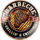 NA Tin Sign Round 35cm - Barbecue