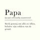 Tegeltje - Papa woordenboek