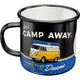 NA Enamel Mok - VW Bulli, Let's Camp Away