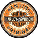 NA Wall Clock - Harley Davidson, Genuine Original