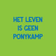 Tegeltje - Ponykamp
