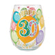 Stemless Glass - Happy 30th Birthday