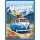NA Tin Sign 30x40 - VW Bulli, Ready for New Adventure