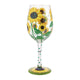 Wine Glass - Sunflower
