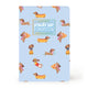 Notebook Small - Dog, Light Blue
