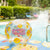 'Good Vibes' Opblaasbare Glitter Strandbal - Pufferfish