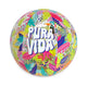 'Good Vibes' Opblaasbare Glitter Strandbal - Pura Vida