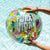 'Good Vibes' Opblaasbare Glitter Strandbal - Pura Vida