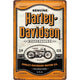 NA Tin Sign 20x30 - Harley Davidson, Genuine Motorcycles Milwaukee