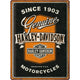NA Tin Sign 30x40 - Harley Davidson Genuine Motorcycles