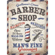 NA Tin Sign 30x40 - Barber Shop