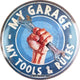 NA Tin Sign Round 35cm - My Garage