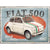 NA Tin Sign 30x40 - Fiat 500, Turin Italia