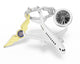 Keyring - Pilot Airplane, Badge & Engine