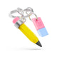 Keyring - Pencil & Eraser