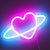 Neon-Effect Led Sign, IT'S A SIGN - Planet Heart