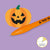 Pen with Light Pumpkin - Halloween