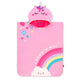 'Good Vibes' Kids Poncho - Unicorn