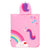 'Good Vibes' Kids Poncho - Unicorn