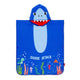 'Good Vibes' Kids Poncho - Shark