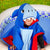 'Good Vibes' Kids Poncho - Shark