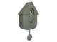 Wall Clock Modern Cuckoo - Jungle Green