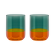 Glazen 'Amber' (set of 2)