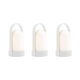 Lampjes 'Uri Piccolos' (set of 3) - Pure