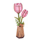 Robotime 3D Wooden Flower - Pink Tulip