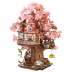 Robotime DIY Miniature House - Sakura Tree House