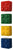 Magneet - Brick 4st